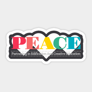 PEACE Homeschool Co-op Sticker